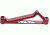 Seekins Precision K20 M-Lok Angled Forward Grip,Red 0010560073
