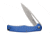 SENCUT Citius Blue Folding Knife, 4.13in Closed, 3.25in Stonewash 9Cr18MoV Stainless Steel Blade, Blue G10 Handle, Nylon Case, SA01D