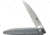 SENCUT Jubil Gray Folding Knife, 3.88in Closed, 3in Satin D2 Tool Steel Wharncliffe Blade, Gray G10 Handle, Nylon Case, S20029-3