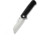 SENCUT Draxor Flipper &amp; Thumb Stud Knife Black G10 Handle 3.7inch Satin Finished 9cr18mov Blade S24035-1