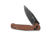 SENCUT Glenspar Thumb Stud &amp; Crossbar Lock Knife Brown Canvas Micarta Handle 3.45inch Black 9cr18mov Blade