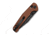 SENCUT Glenspar Thumb Stud &amp; Crossbar Lock Knife Brown Canvas Micarta Handle 3.45inch Black 9cr18mov Blade