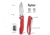SENCUT Sylor Linerlock Red G10