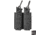 Sentry Gunnar Side By Side Double Pistol Mag Pouch, 9mm/.40 Caliber, Multi-Cam Black, Double, 25NP04MB