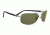 Serengeti Lorenzo Sunglasses - Shiny Black Frame, 555nm Polarized Lenses 7648