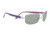 Serengeti Tosca Single Vision Prescription Sunglasses, Shiny Silver/Deep Red Brown Laser Frame-7795SV