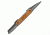 Shadow Cutlery Daburu Japanese Folder - Bamboo Dragon, Bamboo, .3 LB SH2000