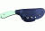 Shadow Tech Shadow Hunter, Moonglow G-10 Handle,Black Blade Plain,Sheath, NO STSHUNTMG