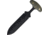 Shadow Tech T-Handle Push Dagg Fixed Blade Knife,5in,High Carbon Steel Dagger Blade,Black Micarta Handle STK105