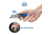 Sheffield Quick Change Lock Back Utility Folding Knife, 4in, ABS Handle, Blue, 12119