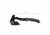 Sheffield Standoff 6in Axe, 6in 420 Stainless Steel Blade with Black Oxide Finish, Scalloped Black ABS Handle, 12153