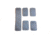 Shell-Case Hybrid 300 Model 340 - Slim Dividers, Gray, STA-300-E41