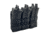 Shellback Tactical Triple Stacker Open Top Pouch for Six M4 Mag, Black, One Size, SBT-3300-BK
