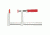 Shop Fox 4-3/8 in. Throat Depth Long Reach Bar Clamp, Heavy Duty, 12in. Capacity D2916
