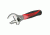 Shop Fox Dual-Purpose Wide Mouth Wrench, Contour Grip Handle, Soft Jaw Covers, 1.5 in. Capacity D3627