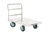 Shop Fox Heavy Steel Platform Truck, Removable Handle, 2,000 lb. Capacity, 8 in. Pneumatic Tires, 48 in L D3240