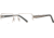 Calligraphy Collections Connelly SESC CONN00 Single Vision Prescription Eyewear - Silver SESC CONN005345 SV
