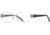 Calligraphy Collections Harperlee SESC HARP00 Single Vision Prescription Eyewear - Silver SESC HARP005435 SV