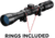 Simmons 22 MAG Rimfire Rifle Scope, 3-9x32mm, 1 inch Tube, Second Focal Plane, Truplex Reticle, Black w/ Rings, 511039, EDEMO8