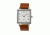 Simplify The 5000 Leather-Band Watch, Silver/Brown SIM5003