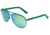 Sixty One Sunglasses Wreck Polarized Sunglasses - Unisex, Gunmetal/Green, One Size, SIXS107GM