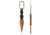 Skallywag Tactical Guardian Fixed Blade Knife, 4 in, D2, Dagger Blade, G10 Handle, Tan, Guardian-Tan