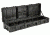 SKB Cases R Series 6416-8 Waterproof Utility Case with Wheels, Black, 64 3/4" x 18 1/4" x 10" 3R6416-8B-EW