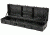 SKB Cases R Series 6416-8 Waterproof Utility Case with Wheels, Black, 64 3/4" x 18 1/4" x 10" 3R6416-8B-EW