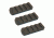 Slide Fire Solutions Rail Pack Includes Three 4 Slot Rail Sections 1.92 Inches OD Green