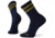 Smartwool Athletic Light Elite Stipe Crew - Mens, Deep Navy, Extra Large, SW001249092-DN-X-Large