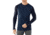 Smartwool Midweight Pattern Crew Long Sleeve - Men's-Deep Navy-Large