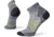 Smartwool Run Zero Cushion Ankle Socks - Mens, 052 Medium Gray, Medium, SW001653052M