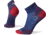 Smartwool Run Zero Cushion Ankle Socks - Mens, 092 Deep Navy, Extra Large, SW001653092XL
