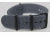 Smith&amp;Bradley Ltd. Sans-13 Stainless Steel 42mm Watch, Black-Silver Face/Gray NATO Band Sans-stainless-GNATO