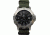Smith&amp;Bradley Ltd. Sans-13 Stainless Steel 42mm Watch, Black-Silver Face/OD Green NATO Band Sans-stainless-ODNATO