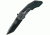 Smith &amp; Wesson Military Police Magic Assisted Tanto, Black Blade, Plain SWMP3B