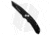 Smith &amp; Wesson Mini Extreme Ops Automatic Folding Knife, 2.50in, 440 Stainless Steel, Tanto Blade, Aluminum Black Handle, Black/Black, 6.125in, BHQ-1585