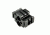 Sniper 2 Slot Riser Barrel Mount w/ Laser / Flashlight Mount, Black, Clamping Range: Diameter .51 in - .78 in MBR02