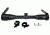 Sniper 3-9X40mm Scope QTA W/E, RGB Tri-Illumination Mil Dot Rifle Scope, Black LT3-9x40