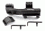 Sniper Tactical Cantilever Rings Top Rail Multiple Mount, Black, 1 in Diameter PT-25EX614