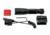 Sniper Tactical LED Flashlight w/ Picatinny Rail Mount, 260 Lumens, Black FL02