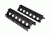 Sniper Two Piece Quad Handguard Rail Mount, Black MQRSL