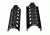 Sniper Two Piece Quad Handguard Rail Mount, Black MQRSL