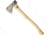Snow &amp; Nealley Hudson Bay Camping 23in Axe with American Hickory Handle, 23in Overall, 6 3/4in Carbon Steel Axe Head With 3 3/4in Cutting Edge, American Hickory Handle, Leather Blade Guard, 012S