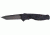SOG Flash II Tanto Knife w/ SE Fold 3.5in. Steel Blade and Black Handle, BLK TiNi Finish, Black TFSAT8-CP