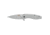 SOG Specialty Knives &amp; Tools Aegis FLK 3.38in Folding Knife, Stonewashed Drop Point Blade, Stainless Steel, 14-41-02-42