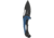 SOG Knives &amp; Tools, Bulwark FLK, Folding Knife, 3.5in, D2 Steel, Drop Point Blade, Blue/Black Handle, 14-24-01-57