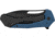 SOG Knives &amp; Tools, Bulwark FLK, Folding Knife, 3.5in, D2 Steel, Drop Point Blade, Blue/Black Handle, 14-24-01-57