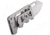 SOG Specialty Knives &amp; Tools Cash Card Folding Knife, 2.75in, 8Cr13MoV Stainless Steel Blade, Clip Point, Silver, Stainless Steel Handle, Silver, SOG-EZ1-CP