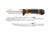 SOG Specialty Knives &amp; Tools Exchange Interchangeable Fillet Fixed Knife, Skinning and Saw 4.3 in. Steel Blades, Satin Finish, Orange HT201N-CP